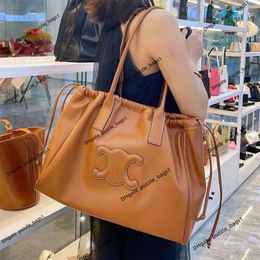 High-end designer Bag Women's handbag top quality cowhide New Large Capacity Shopping Tote genuine leather handbag Portable Single Shoulder Underarm bags