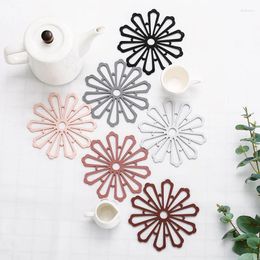 Table Mats 6 PCS Creative Insulation Placemats Non-slip Mat Protection Pad Home Decoration Accessories