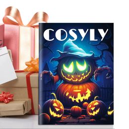 Libro da colorare, serie regalo di Halloween, regalo per le vacanze, rilassamento, stress alleviati, meditazione, creatività gratuita, carta di alta qualità, pape versatili, perfetto per regalo