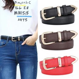 Belts 1pcs Women's Belt Simple Fashionable Needle Buckle Casual Versatile Korean PU Leather With Pants Jeans Lady