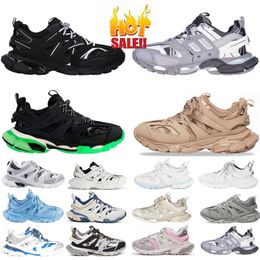 2024 Designer shoes track 3 3.0 Paris Men Women Casual Shoes Sock White Black Sneakers Leather Trainer Nylon Printed Platform shoes size 36-47