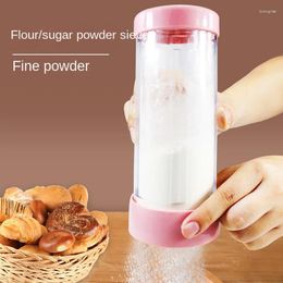 Mugs Spot Baking Flour Sieve Rotary Sugar Powder Semi-automatic Handheld Cup Philtre Fine Screen Tool