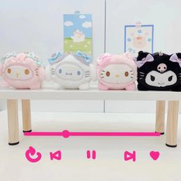 Japansk ny modell 3, Liou Crossdressing kuromi Lucky Cat Plush Toy Pendant Söt katt tuanzi liten docka nyckelring