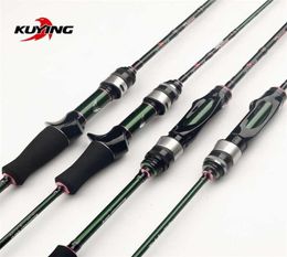 KUYING Teton 175m 503910quot 18m 60390quot Carbon Spinning Casting Stream Fast Speed Action Soft Lure Fishing Rod Pole5350418