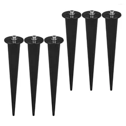 Garden Decorations 6 Pcs Lawn Light Stand Stakes For Outdoor Lights Landscaping Screw Landscape Pp Replacement Solar Parts