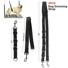 Dog Collars Pet Grooming Three-piece Set Leash Chain Bath Supplies Rope Harness And