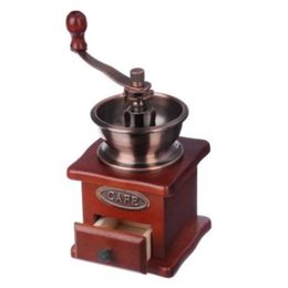 Wood Manual Coffee Grinder Ceramic Movement Coffee Bean Machine Manual Household Grinder Espresso Machine Molino Para Cafe