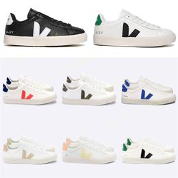 Comfort small white shoes French Couple Low Top Flat Shoes Women with Breathable V Shoes Men Casual Sneakers with Embroidered designer casual shoes T46