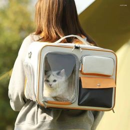 Cat Carriers Large Capacity Dog Backpack Outside Portable Canvas Single Shoulder Bag Oblique Pet