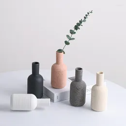 Vases Nordic Home Decor Accessories Living Room Dining Table Morandi Ceramic Kawaii Art Aesthetics For Flowers