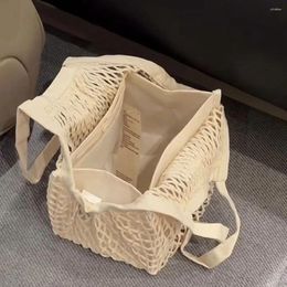Totes Reusable Mesh Shoulder Bag Useful Casual Versatile Fruit Storage Shopping Handbag Large Capacity Woven Net Totebag