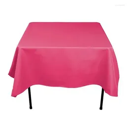 Table Cloth Simple Modern Wedding Banquet Scene Mat Decoration Solid Color Square Polyester Tablecloth Black