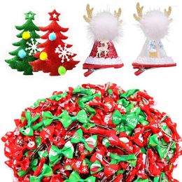 Dog Apparel Christmas 1/6/20 Pcs Cute Bows Ribbon Pet Hair Accessories Cat Props