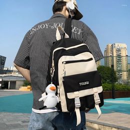 Backpack Mochilas Functional Leisure For Girls Boys Unisex Nylon Travel Knapsack Summer Fashion Schoolbag Teenage