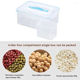 Storage Bottles Sealing Food Box Rice Grain Container Grade Bpa Free Transparent Fresh-keeping For Grains