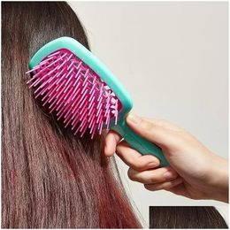 Hair Accessories Air Cushion Combs Women Scalp Mas Comb Brush Hollowing Out Home Salon Diy Hairdressing Tool For Combfor Drop Delive Dhx4S