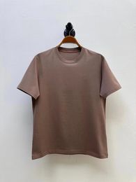 Men's T Shirts 2024 Summer Fashionable Relief Print Design Customized Fabric Simple And Elegant Round Neck Casual T-shirt