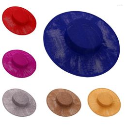 Berets Ladies DIY Fascinator Hat Base Multiple Colour Add Elegances To Wedding Look H7EF