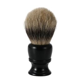 24MM Sagrada Familia Black/White Tuxedo Synthetic Fibre Resin Handle Men Wet Shave Brushes for a Smooth and Luxurious Shaving Experience