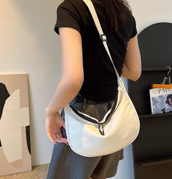 Women Canvas Shoulder Bag Zipper Handbags solid casual stylish tote bags messenger bags crossbody bags