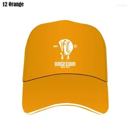 Ball Caps Dogecoin Since 2024 Moon Hodl Cryptocurrency Astronaut 401K Bill Hats Hip Hop Cotton Man Custom Hat Classic Bi