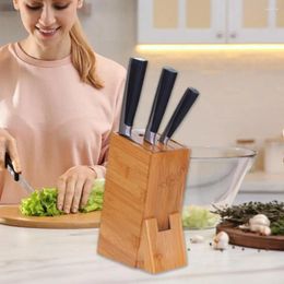 Kitchen Storage Multi-Grids Bamboo Cutter Rack Space Saving Keep Neat Moisture-proof Organiser Display Stand