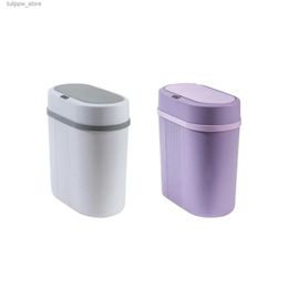 Waste Bins Smart Touchless Garbage Bin 12 Liter Trash Can rdy Multifunctional Slim Size Waste Container Space Saving for Bedroom L46