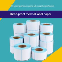 Paper Three Proofing Thermal Label Paper Roll Blank Printing Labels Barcode Tag Selfadhesive Copper Plate Printing Sticker for Scales