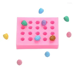 Baking Moulds Semicircle Raspberry Silicone Mould Cake Small Strawberry Pattern Stock Chocolate Decorating Tool Pan