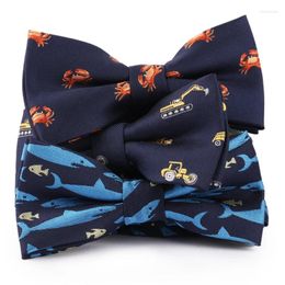 Bow Ties Bowtie Animal Pattern Fish Anchor For Men Women Kids Accessories