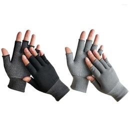 Cycling Gloves Fingerless Summer Outdoor Sport Anti-Skid Half Finger Glove For Women Men Drop Delivery Sports Outdoors Protective Gear Dhiwz