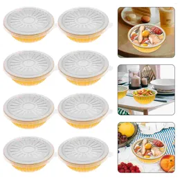 Bowls 20 Pcs Takeaway Packing Box Disposable Pans Containers Round Storage Aluminium Barbecue