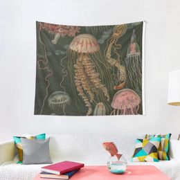 Tapestries Dark Jellyfish Poster Tapestry Cute Room Decor Decorating Aesthetic