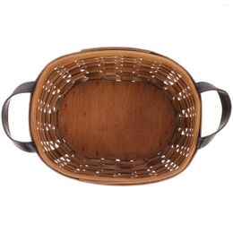 Dinnerware Sets Bread Storage Basket Baskets Delicate Woven Wooden Nesting Sundries Organiser Skin Serving Desktop