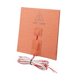 Compasses Silicone Heating Pad 150W 3D Printer Heating Element Plate 150x150mm 24V 150W 3D Printer Heat Bed Heating Plate With Back Glue