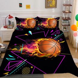 Bedding Sets Basketball Footballl Soccer Duvet Cover Pillowcase Set Single Twin Full Size For Kids Adults Bedroom Decor Luxury