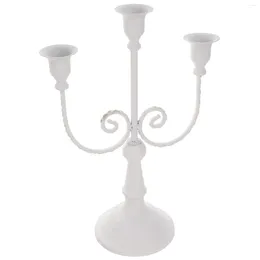 Candle Holders Candlestick Long Wedding Table Decorations Decorative Holder Iron European Style