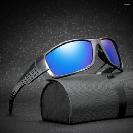 Sunglasses 2024 Lentes De Sol Mujer Nomanov Sports Style Windshield Outdoor Men Multicolor Polarized Mirror Colorful Lens