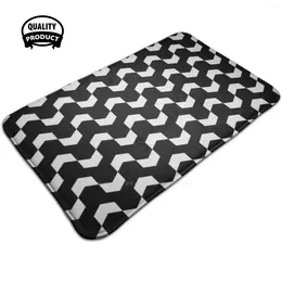 Carpets Cchevron Patterns Black & White 3 Sizes Home Rug Room Carpet Geometric Modern Fashion Chic Color Contemporary Designer