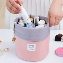 Storage Boxes Travel Portable Women Drawstring Cosmetic Bag Makeup Organiser Female Make Up Pouch Sorting