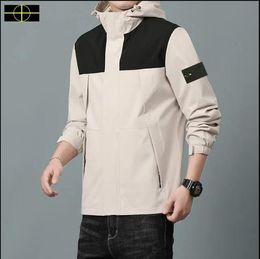 stone jacket island Men plus coat size Jackets brand Hoodie Women Windbreaker Jackets Outerwear Long Sleeve Autumn Sports Zipper Designer Clothing loo7