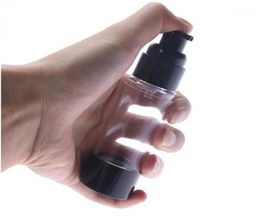 1Pc Plastic Portable Airless Bottle Cosmetic Treatment Pump Travel Empty Container Perfume Black Cap6997170