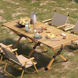 Camp Furniture Garden Picnic Outdoor Table Resistant Portable Folding Modern Camping Mesa