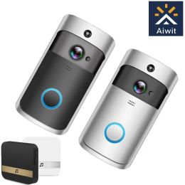 Doorbell Smart WIFI Video Doorbell Camera Wireless Operated Motion Detector Audio & Speaker Night Vision Remote monitor for iOS&Android