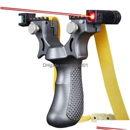 Bow & Arrow High-Power Laser Aiming Slings Outdoor Sports Hunting Shooting Catapt Competition Practice Using High Precision Drop Deliv Dhym9