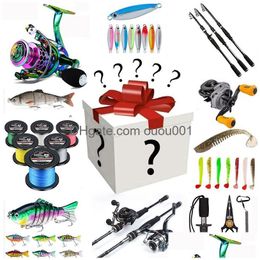 Baits & Lures Most Lucky Mystery Lure Lure/Set 100% Winning High Quality Surprise Gift Blind Box Random Fishing Set 220531 Drop Delive Dhigh