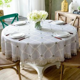 Table Cloth Cloths For Dining Kitchen And Chairs Cubre Mesa Camilla Redonda 85RLM901
