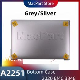 Cards New Laptop A2251 Bottom Case 613139165 For Macbook Retina Pro 13" Bottom Lower Case Cover Grey Silver Color 2020 EMC 3348