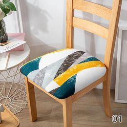 Chair Covers Kitchen Cover General Small Office Home Wedding El Elastic Dustproof Anti-Skid High Quality Modern Cushion