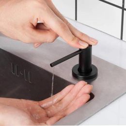 Liquid Soap Dispenser Built-in Pump Head Kitchen Dispensers Hand Pressure Sink Counter For Sturdy Construction Detergent